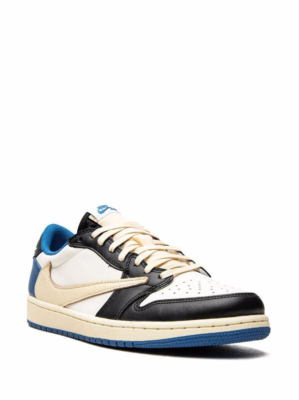 Travis Scott x Fragment Air Jordan 1 Low OG SP sneakers - bamn.