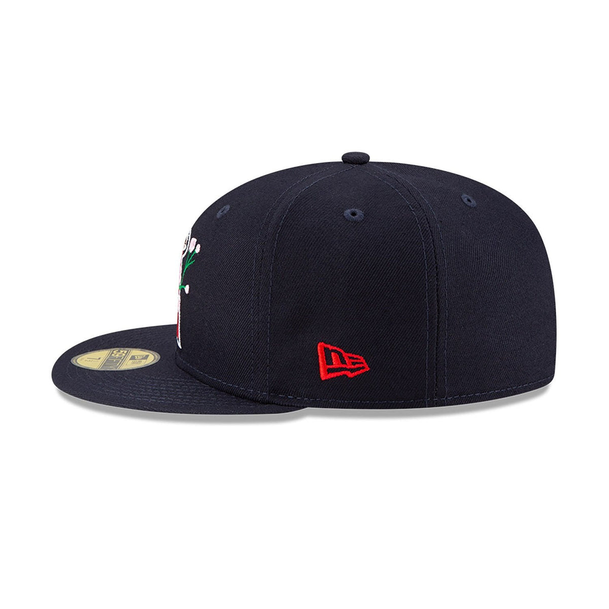 LA Angels Side Patch Bloom Navy 59FIFTY - bamn.