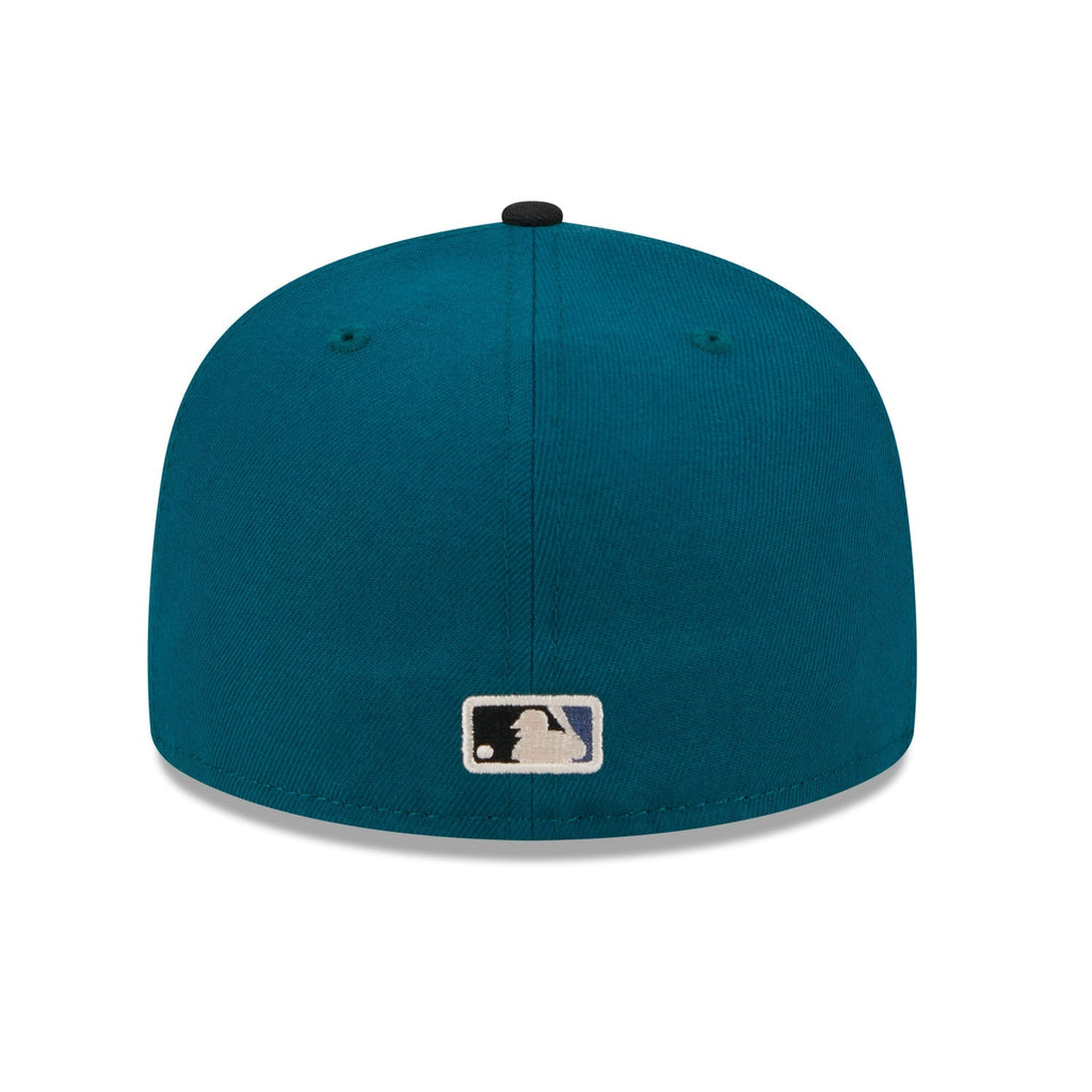 NEW ERA 59FIFTY MLB NEW YORK YANKEES CLOUD SPIRAL WORLD SERIES 2000 TWO TONE / GREY UV FITTED CAP - bamn.