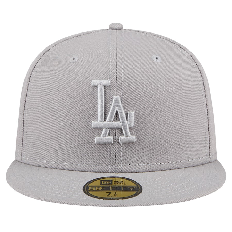 New Era Los Angeles Dodgers 59FIFTY Color Pack Fitted Cap - Grey - bamn.