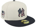 New York Yankees Mlb24 July4 59FIFTY Stone/Navy Fitted - New Era - bamn.