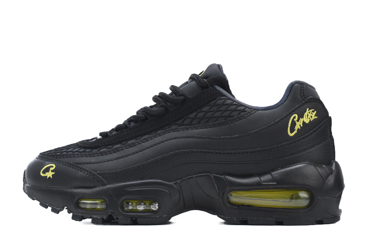 Corteiz x Air Max 95 SP Black Tour Yellow - bamn.