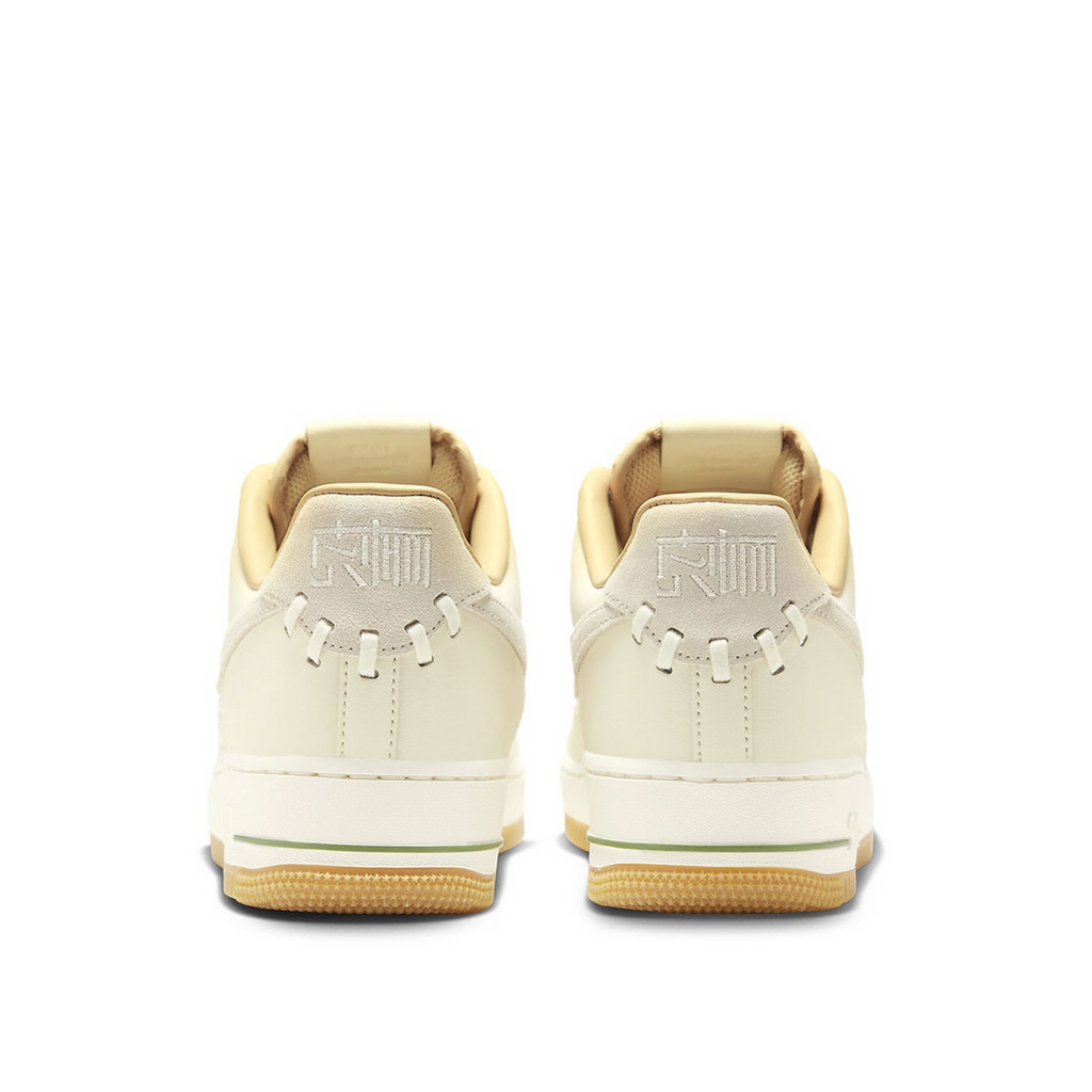 Nike Air Force 1 Low “NAI-KE” Roster Expands With A Cream-Colored, Partly-Woven Style - bamn.