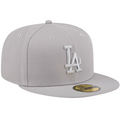 New Era Los Angeles Dodgers 59FIFTY Color Pack Fitted Cap - Grey - bamn.