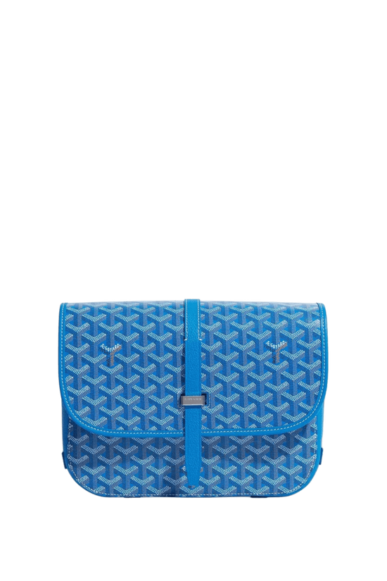 GOYARD BELVEDERE PM “SKY BLUE” - bamn.