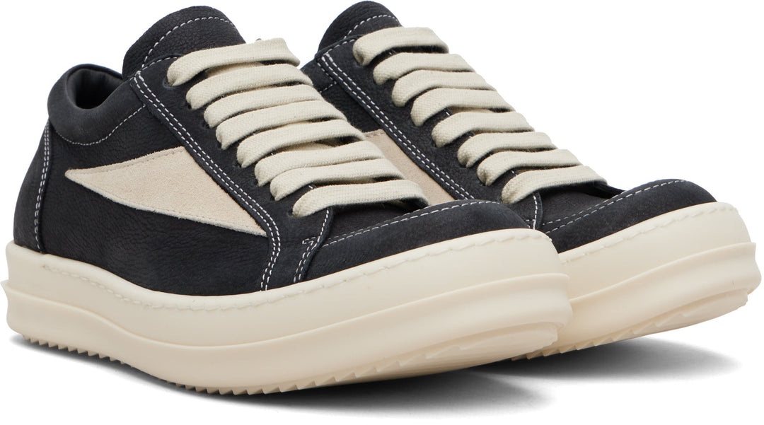 RICK OWENS Black Temple Vintage Sneakers