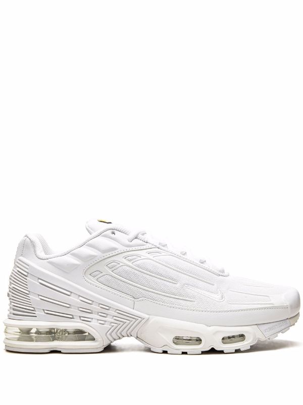 NIKE AIR MAX PLUS III "TRIPLE WHITE" - bamn.
