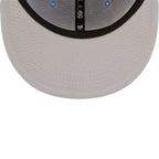 Mens New Era Sky Blue Oakland Athletics Logo White 59FIFTY Fitted Hat - bamn.