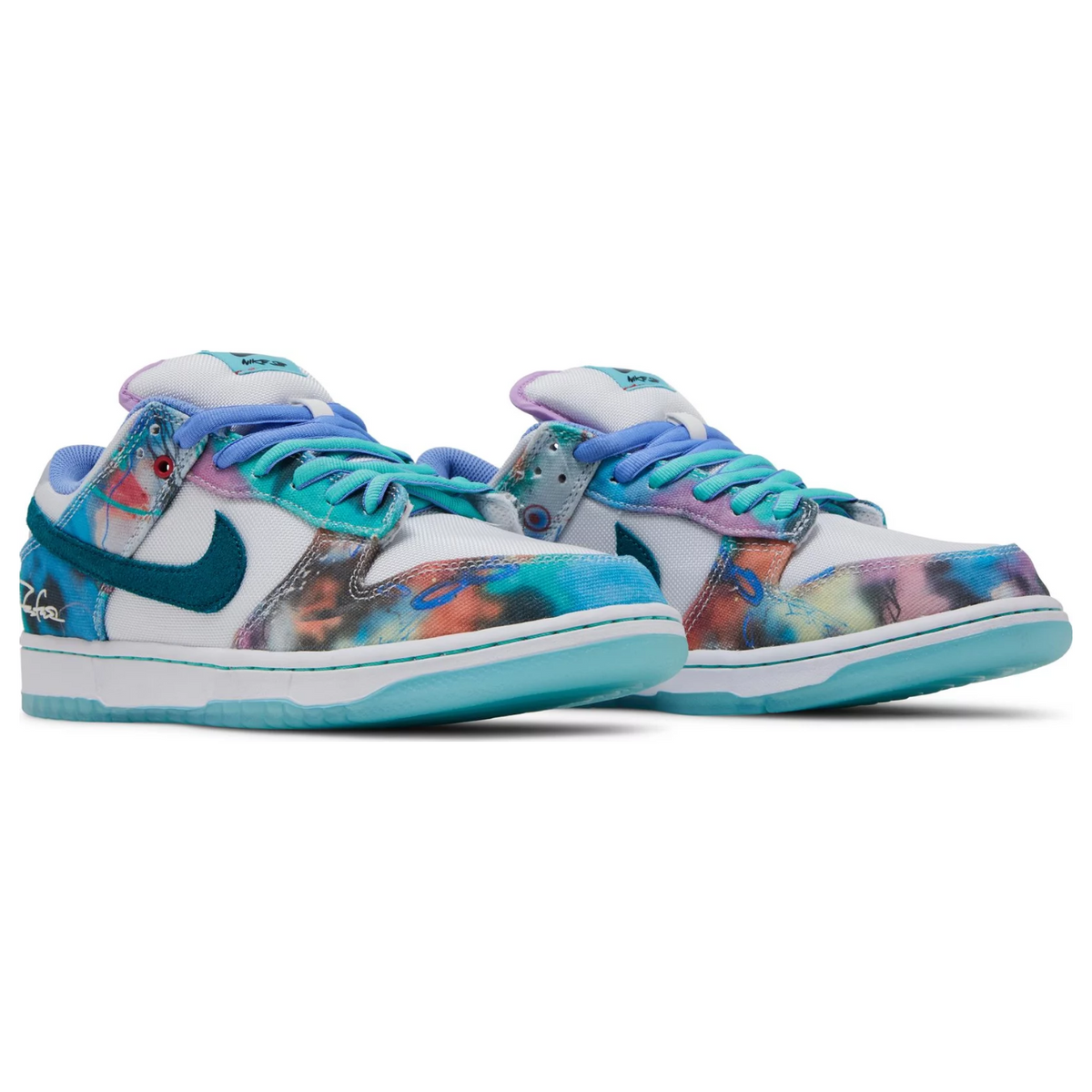 Nike SB Dunk Low Futura Laboratories Bleached Aqua - bamn.