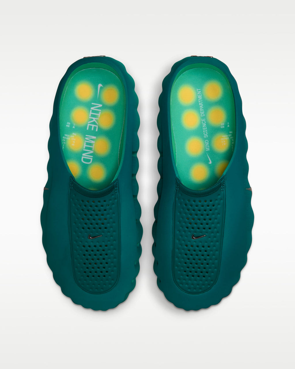 NIKE MIND 001 MEN'S PREGAME MULES “GEODE TEAL LIGHT MENTA” - bamn.