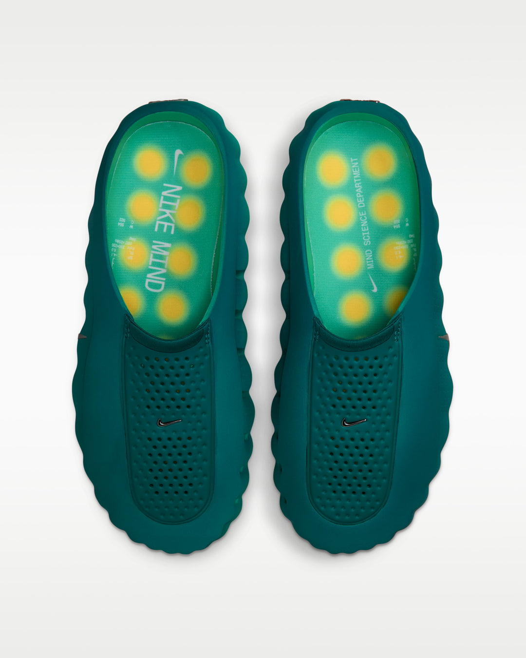NIKE MIND 001 MEN'S PREGAME MULES “GEODE TEAL LIGHT MENTA” - bamn.