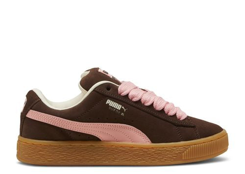Women's Suede XL Chestnut Brown Sneaker - bamn.