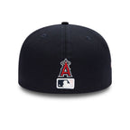 LA Angels Side Patch Bloom Navy 59FIFTY - bamn.