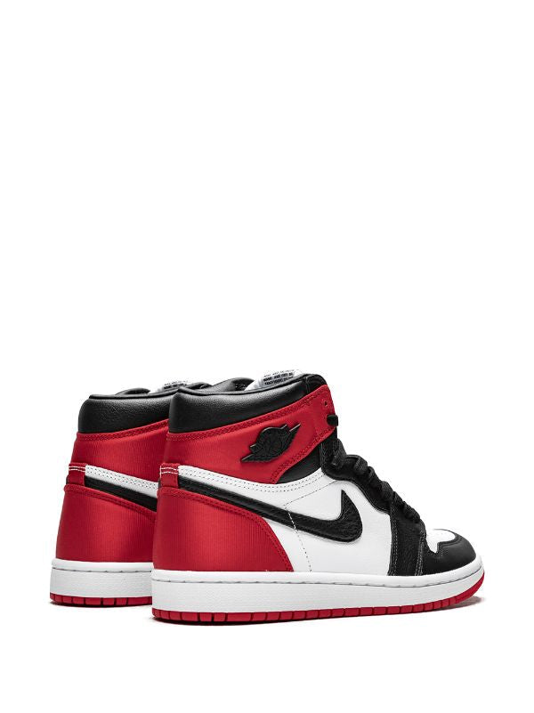 Air Jordan 1 High OG "Satin Black Toe" sneakers - bamn.