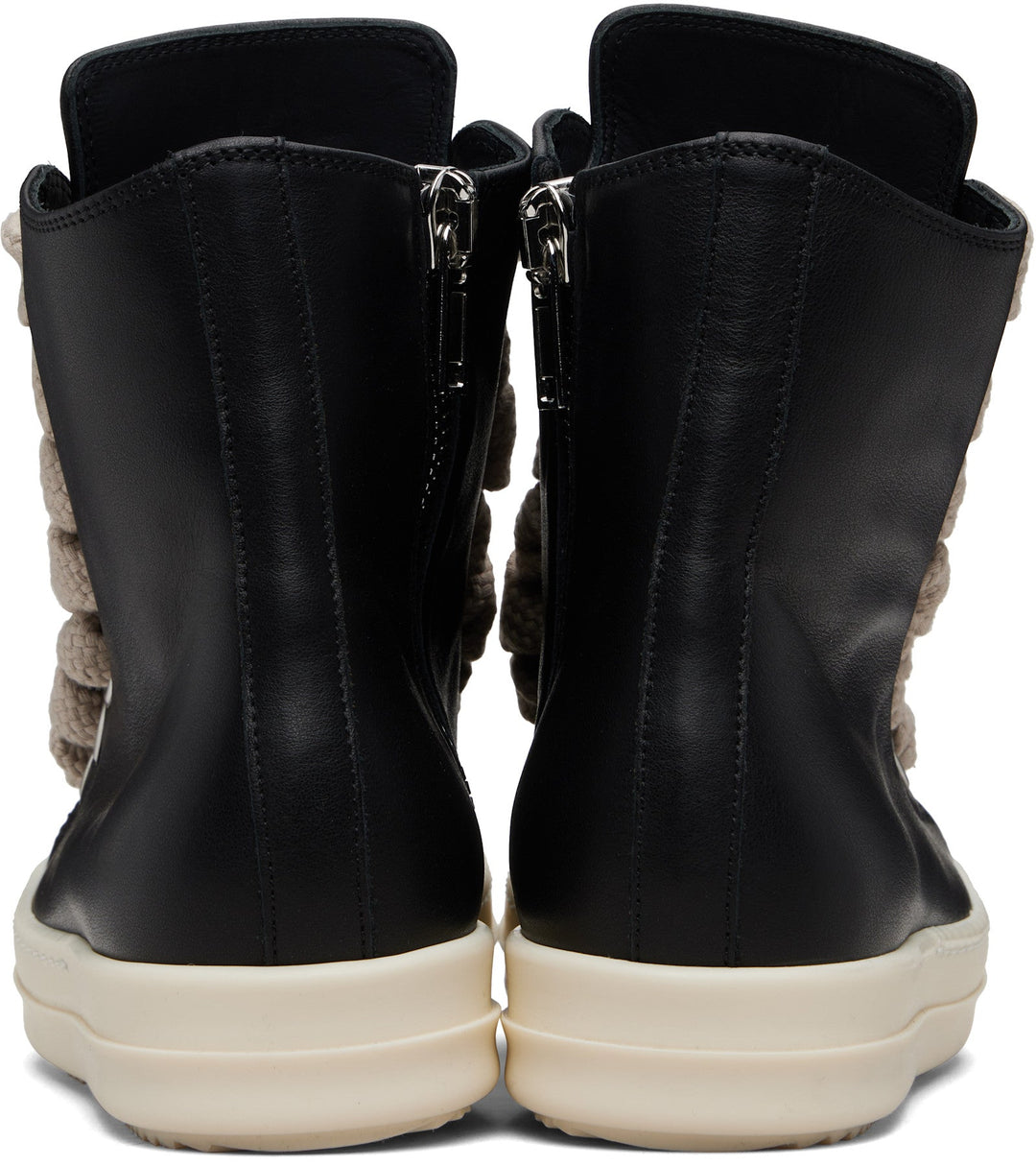 RICK OWENS Black Temple Jumbolace Sneakers