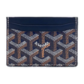 GOYARD SAINT-SULPICE CARD WALLET “NAVY BLUE” - bamn.
