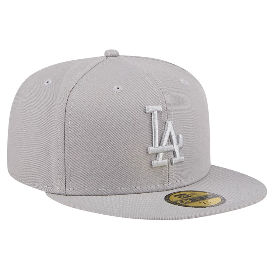 New Era Los Angeles Dodgers 59FIFTY Color Pack Fitted Cap - Grey - bamn.