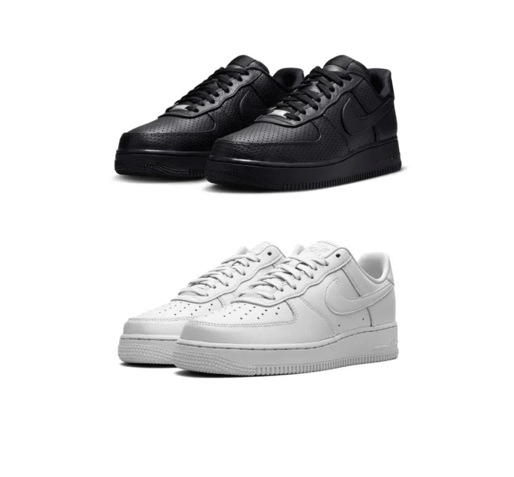 2x AirForce 1s (Black and White) - bamn.