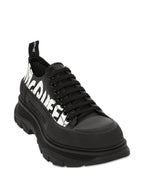 Alexander McQueen Tread Slick Black Sneakers - bamn.