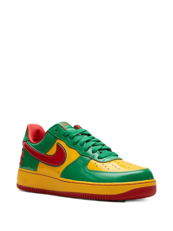Nike x Lil Yachty Concrete Boys Air Force 1 Low "Lucky Green/Mystic Red" sneakers - bamn.