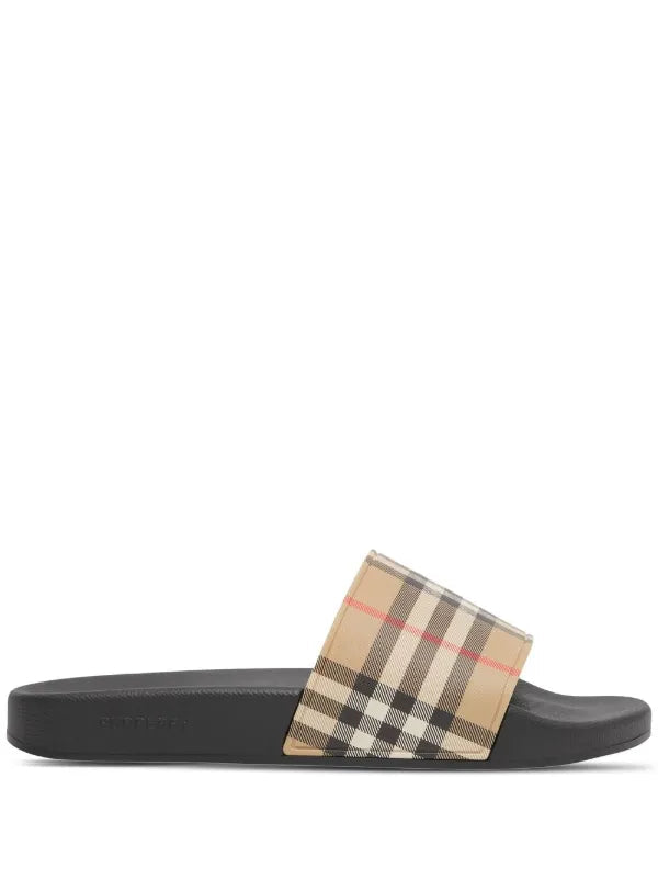 BURBERRY VINTAGE CHECK SLIDES - bamn.