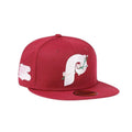 PHILADELPHIA PHILLIES SIDE PATCH BLOOM 1980 WORLD SERIES PATCH FITTED HAT [LIMITED STOCK] - bamn.