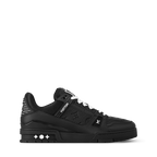 LOUIS VUITTON LV TRAINER WHITE BLACK FULLY BOXED - bamn.