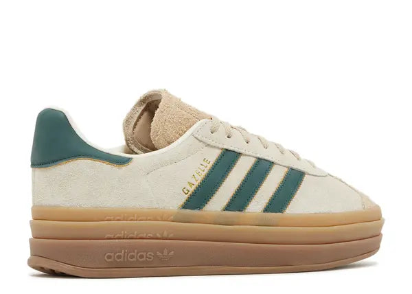Women's Adidas Gazelle Bold 'Cream Collegiate Green' Sneaker - bamn.