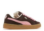 Women's Suede XL Chestnut Brown Sneaker - bamn.