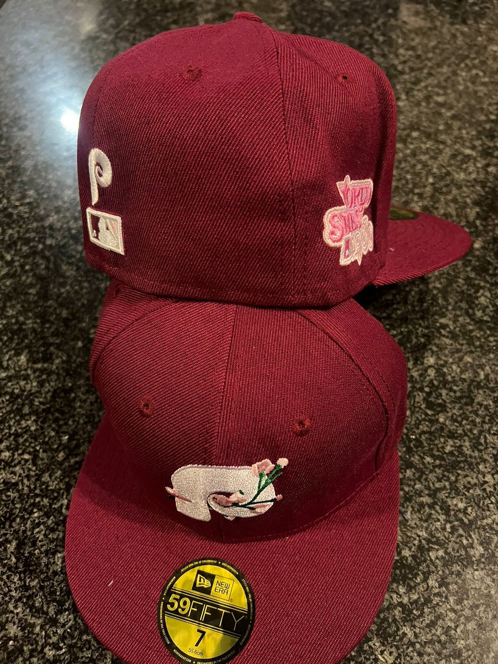 PHILADELPHIA PHILLIES SIDE PATCH BLOOM 1980 WORLD SERIES PATCH FITTED HAT [LIMITED STOCK] - bamn.