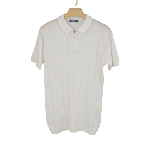 Solid Knit Polo Shirts - bamn.