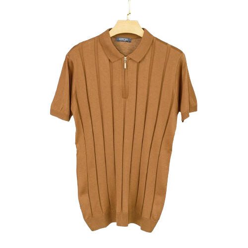 Solid Knit Polo Shirts - bamn.