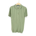 Solid Knit Polo Shirts - bamn.