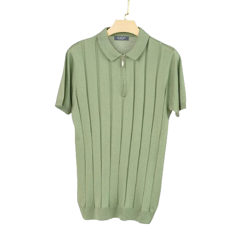 Solid Knit Polo Shirts - bamn.