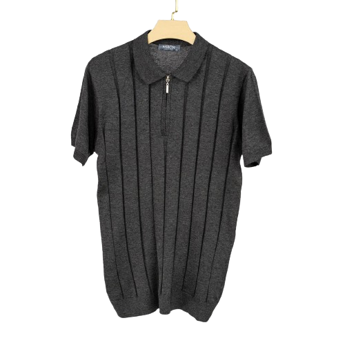 Solid Knit Polo Shirts - bamn.