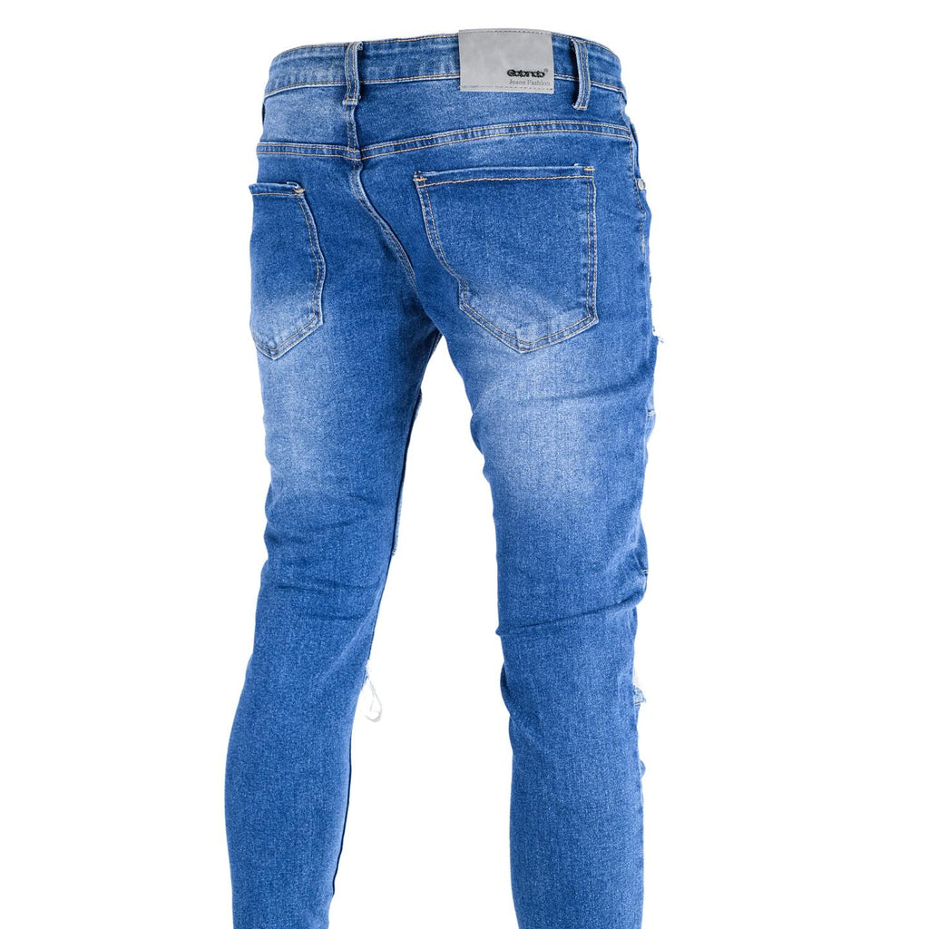 Men's Denim Ripped Jeans - bamn.