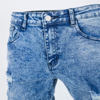 Men's slim fit Denim Washed Jeans - bamn.