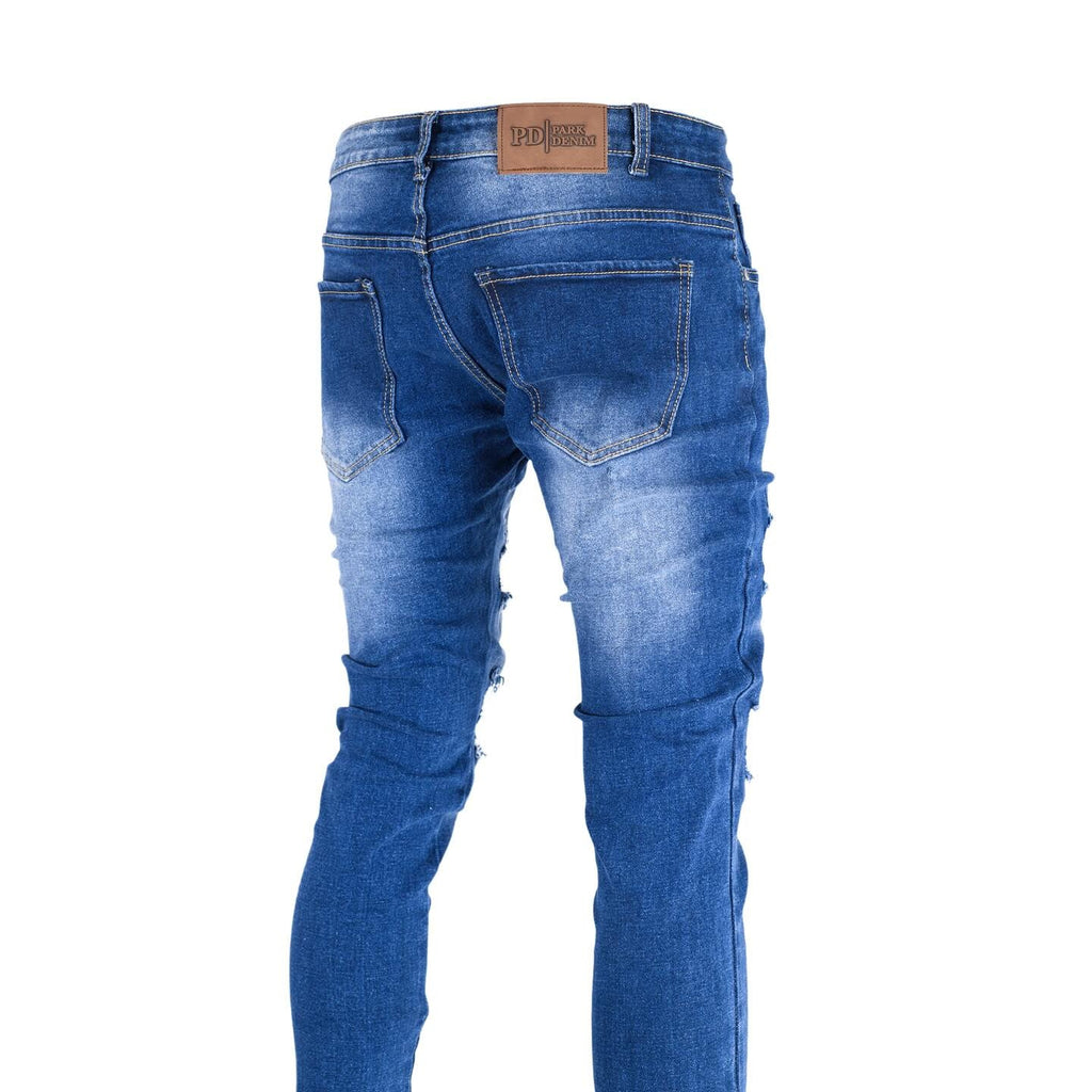 Ripped Skinny Denim Jeans - bamn.