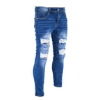Ripped Skinny Denim Jeans - bamn.