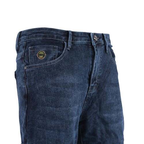 Men's slimfit denim frayed jeans - bamn.