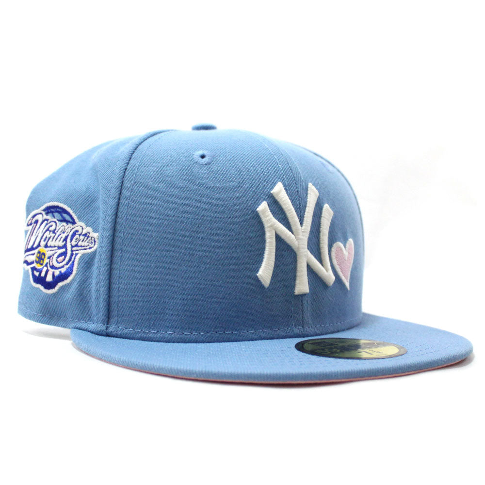 LOVE NEW YORK YANKEES 1998 WORLD SERIES NEW ERA 59FIFTY FITTED HAT - bamn.