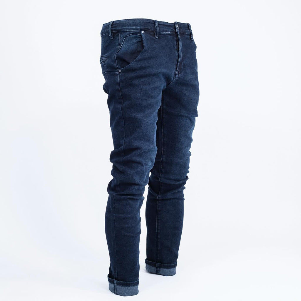Faded Blue Washed Denim Jeans - bamn.