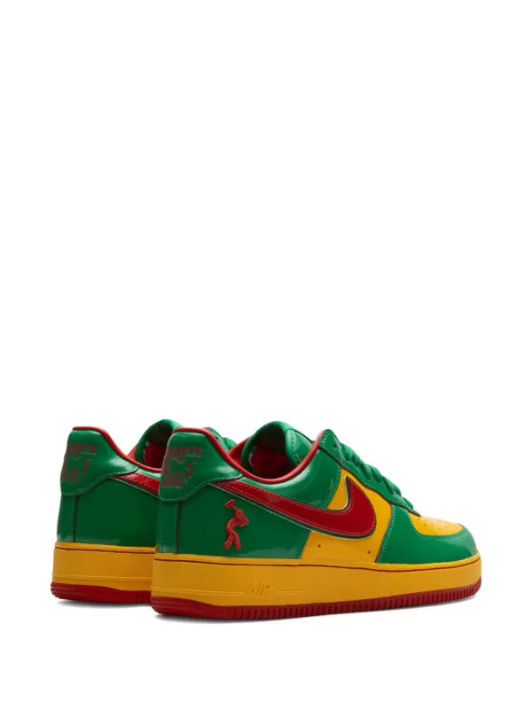 Nike x Lil Yachty Concrete Boys Air Force 1 Low "Lucky Green/Mystic Red" sneakers - bamn.