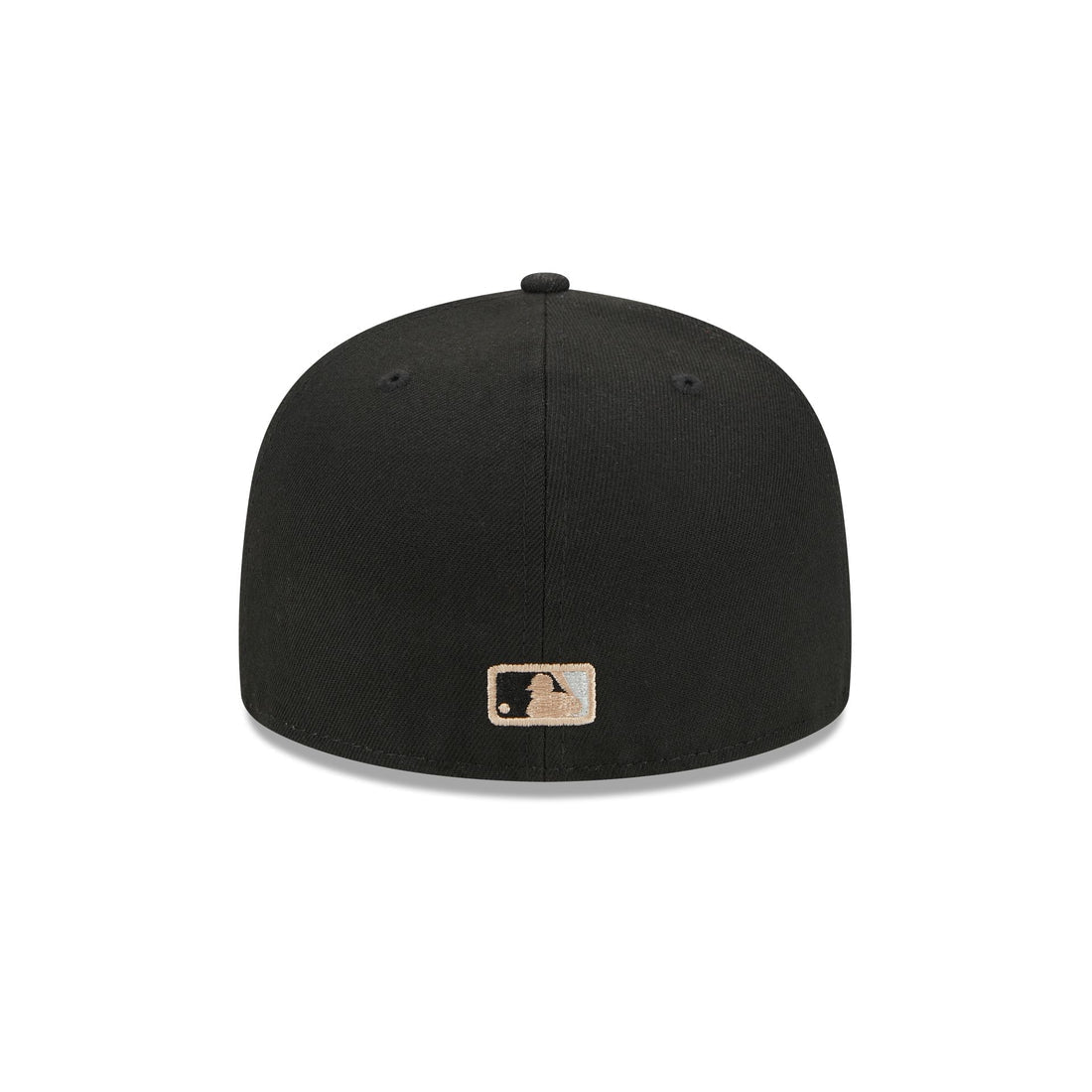 New Era Navy Atlanta Braves Gold Leaf 59FIFTY Fitted Hat - bamn.