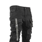 Men's Denim Cargo Pants - bamn.
