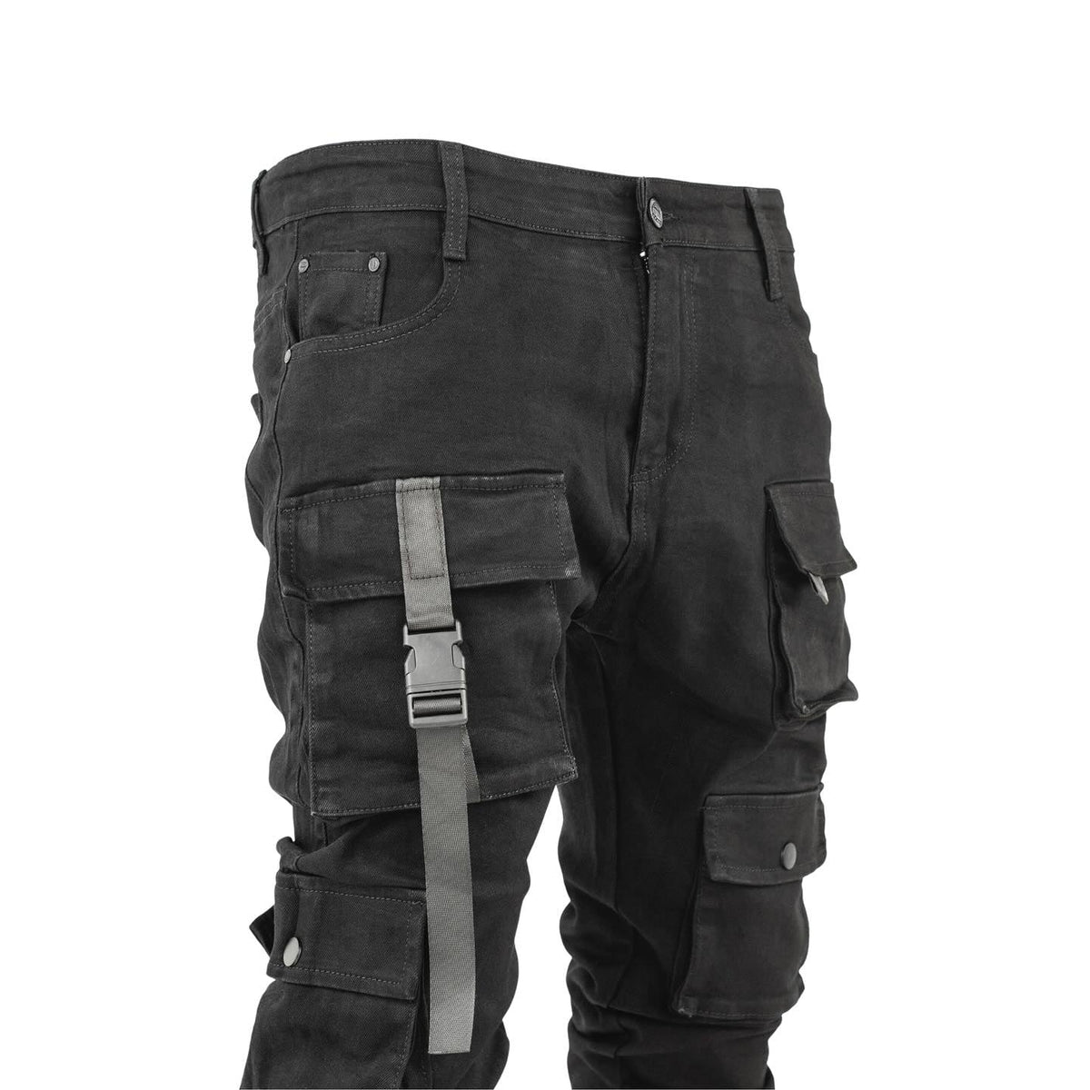 Men's Denim Cargo Pants - bamn.