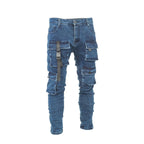 Men's Denim Cargo Pants - bamn.