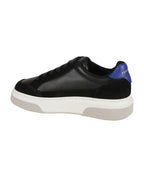 Ferragamo 'cassina' Black Leather Blend Sneakers - bamn.