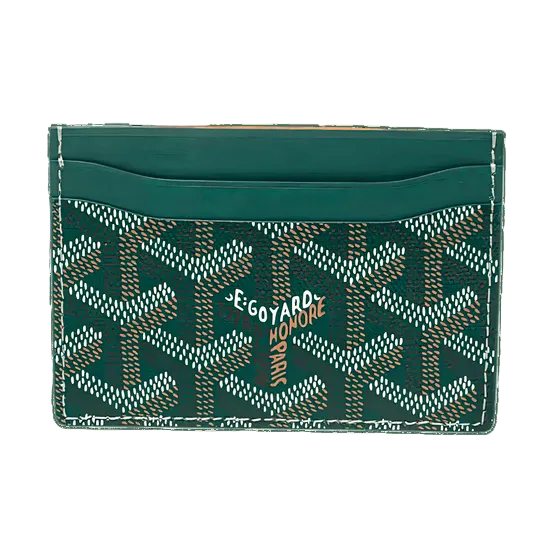 GOYARD SAINT-SULPICE CARD WALLET “GREEN” - bamn.