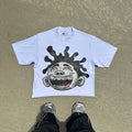 CLEAR BIG FACE BOXY FIT TEE - bamn.